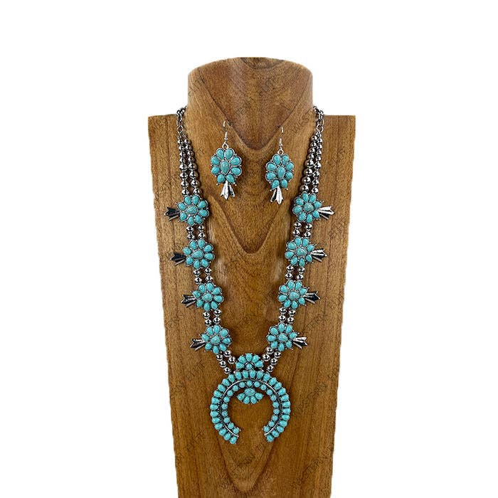 Silver Squash Blossom Necklace